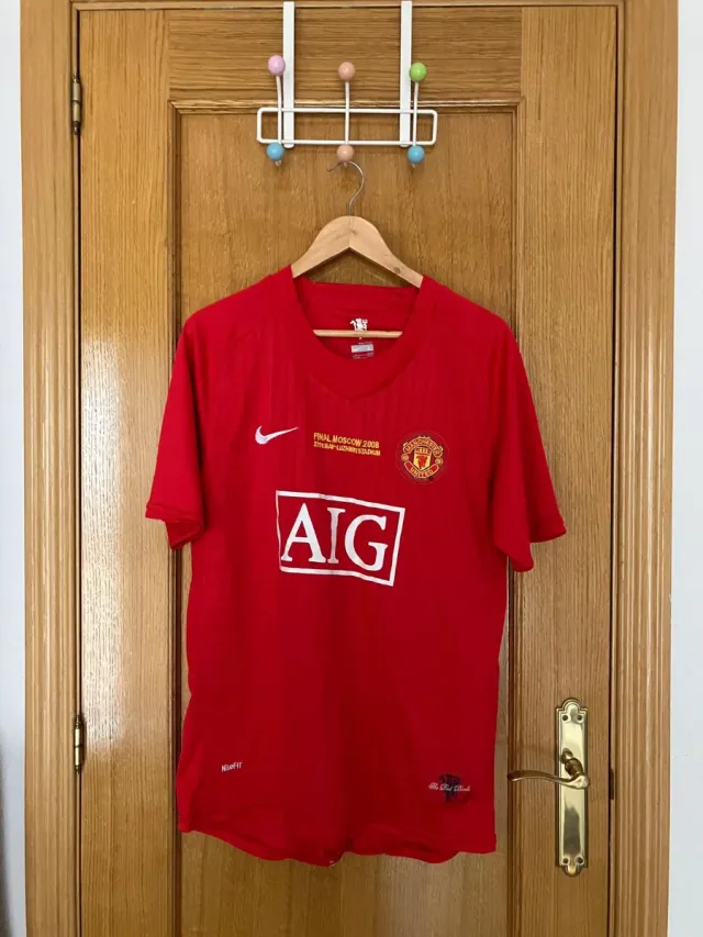 Camiseta Manchester United 2008 Final Moscú