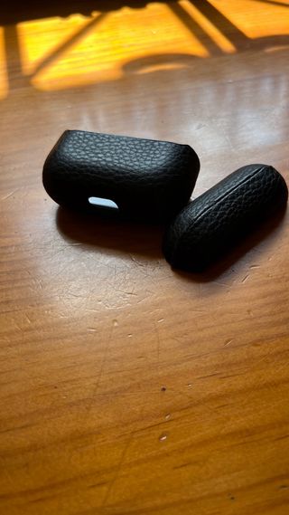 Funda AirPods Pro Negra Piel