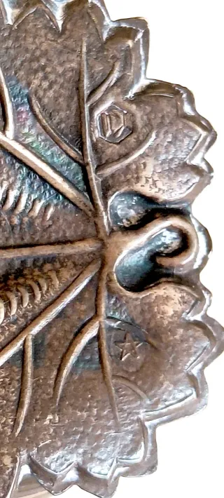 Cenicero Vintage Cristal Hoja