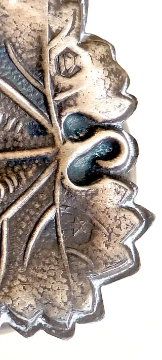 Cenicero Vintage Cristal Hoja