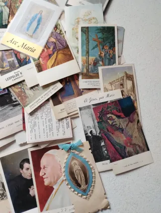 Santini religiosi vari 90 pezzi