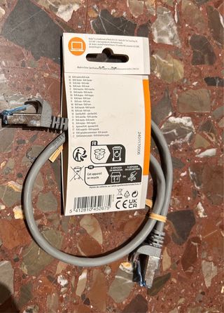 Cable Red Nedis CAT6a S/FTP 0.5m