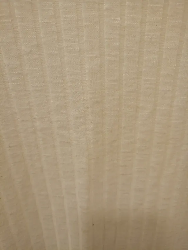 Jersey largo blanco de canalé