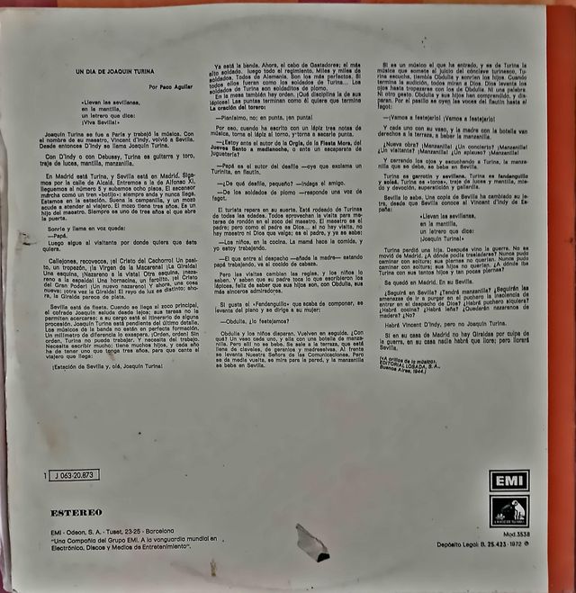 LP Irma Costanzo La Música Para Guitarra