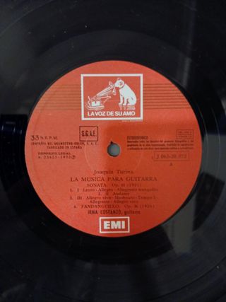 LP Irma Costanzo La Música Para Guitarra
