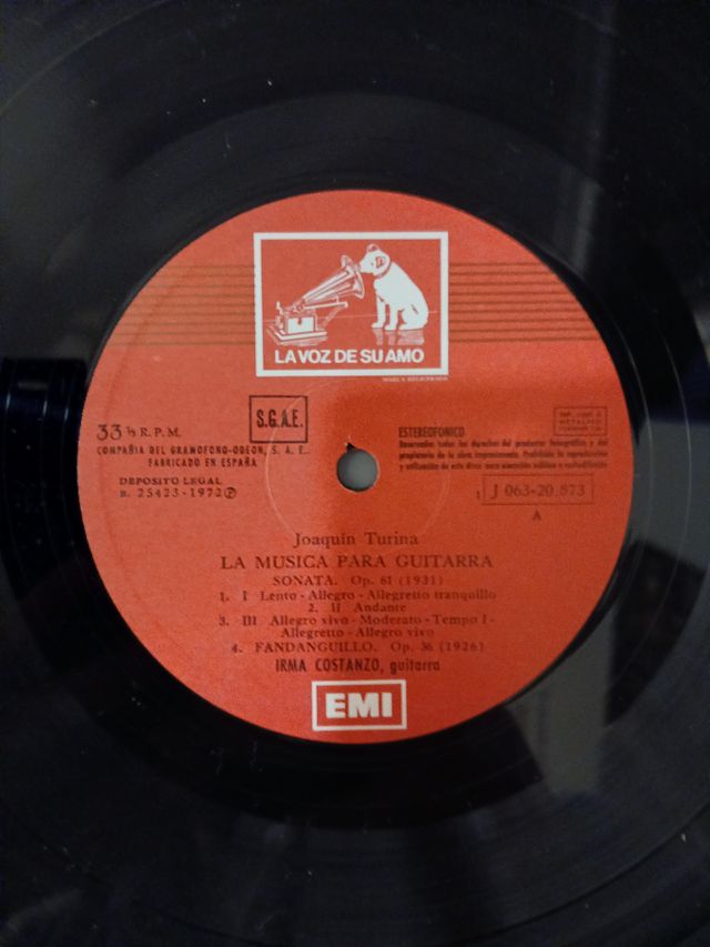 LP Irma Costanzo La Música Para Guitarra