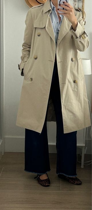 Gabardina Mango Beige