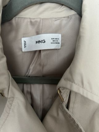 Gabardina Mango Beige