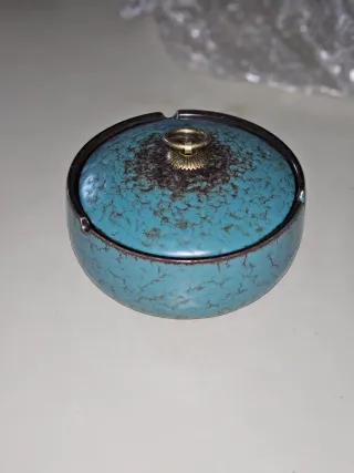 2 Ceniceros Cerámica Estilo Europeo Vintage