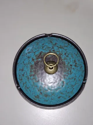 2 Ceniceros Cerámica Estilo Europeo Vintage