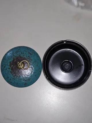 2 Ceniceros Cerámica Estilo Europeo Vintage