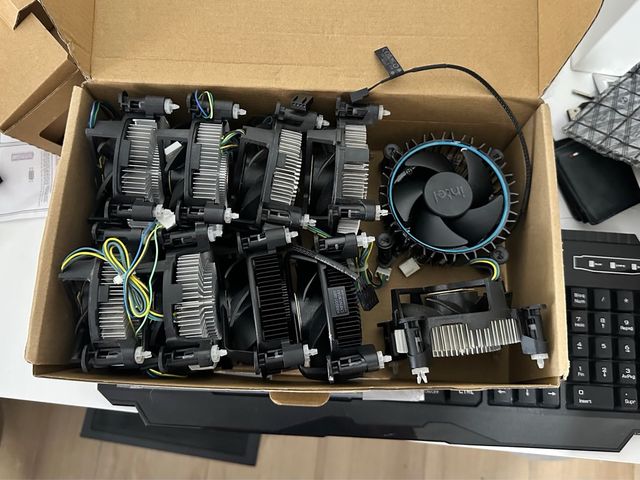 2,5€/u Lote 10 Disipador Intel LGA 115X/1200/1700