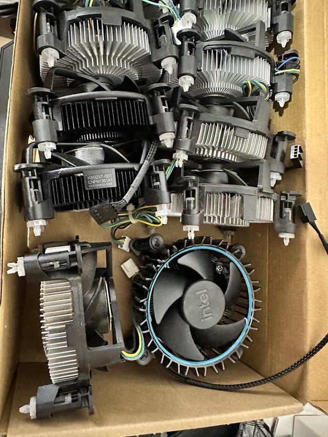 2,5€/u Lote 10 Disipador Intel LGA 115X/1200/1700