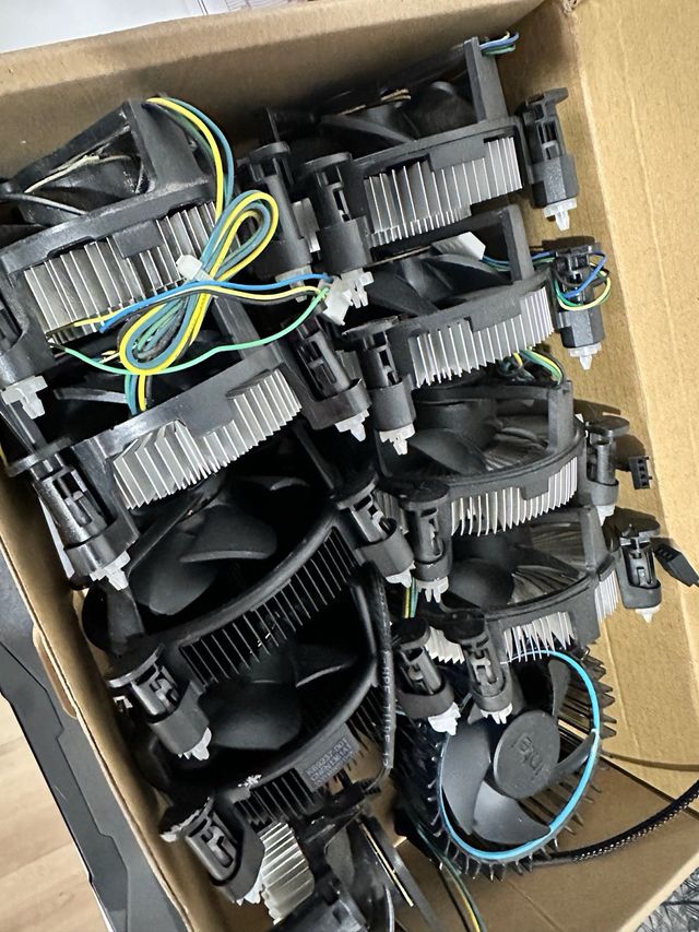 2,5€/u Lote 10 Disipador Intel LGA 115X/1200/1700