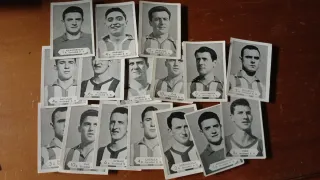 LOTE, UNOS 170 CROMOS DE FUTBOL AÑOS 50, SIN PEGAR