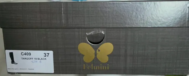 Botas altas de piel negras con hebillas