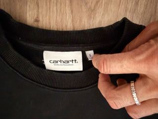 Sudadera Carhartt Negra, de hombre, en color negra