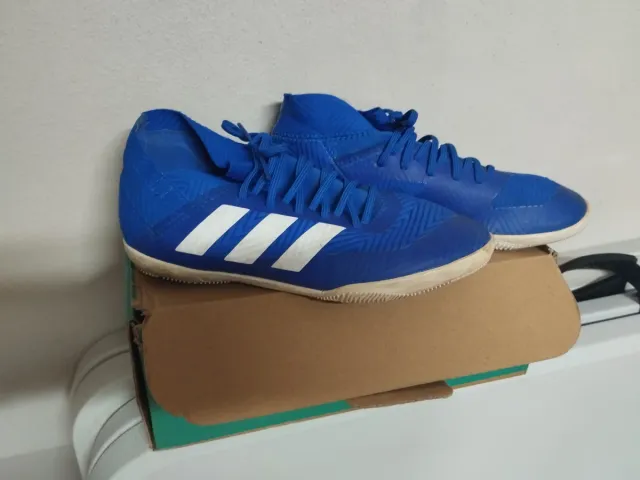 Zapatillas Adidas Fútbol Sala Azul/Blanco