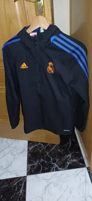 Chándal Real Madrid Adidas Negro y Azul