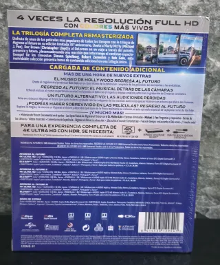 Pack Blu-ray 4K Regreso al Futuro Steelbook
