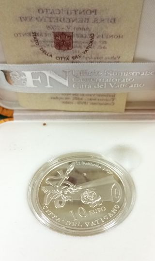 MONEDAS Vaticano 2009 Plata 5 y 10 Euros