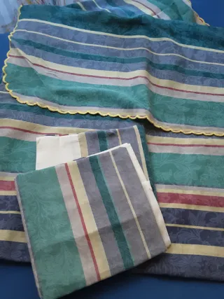 Copripiumino matrimoniale a righe