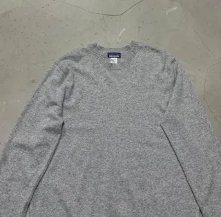 Patagonia pullover cashmere grey uomo tg xl