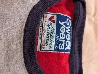 Maglione Sweet Years uomo blu grigio taglia M