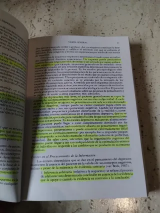Terapia cognitiva de la depresión