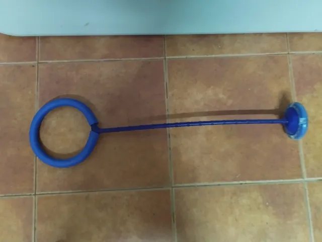 Aro de pie para saltar azul