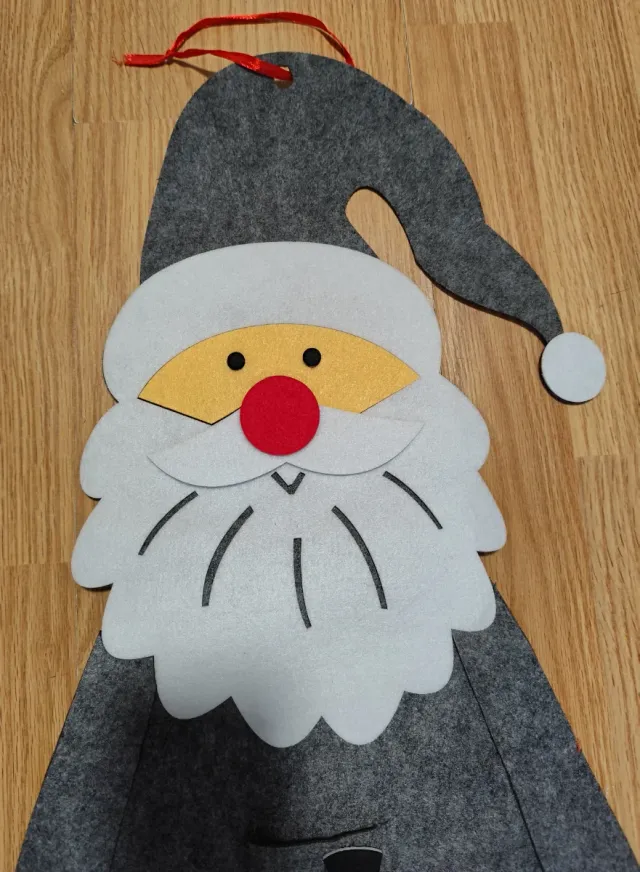 Calendario Adviento Santa Claus Fieltro
