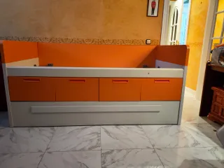 Cama nido juvenil con cajones