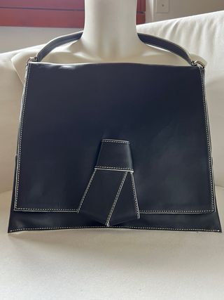 Fiorella Rubino Borsa Pelle Vitello Nera