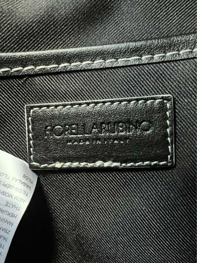 Fiorella Rubino Borsa Pelle Vitello Nera