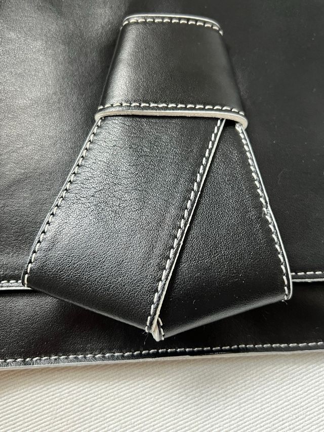 Fiorella Rubino Borsa Pelle Vitello Nera