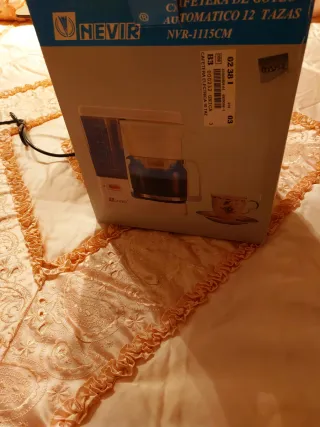 Cafetera Nervir 12 Tazas Automática