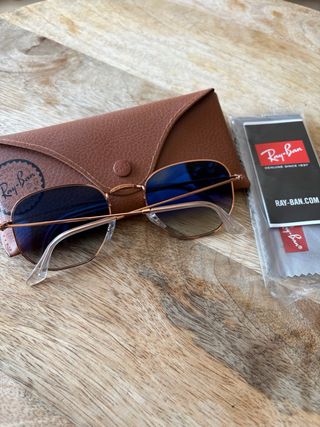 Ray-Ban 3548 Hexagonal 51mm Dorado Azul