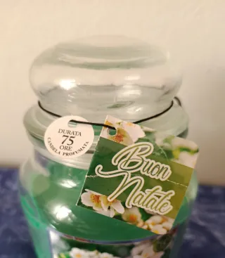 Candela profumata Buon Natale Gelsomino