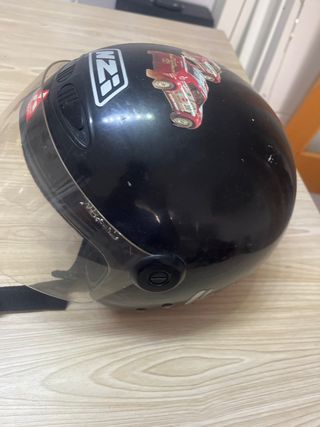 Casco NZI Negro con Visera
