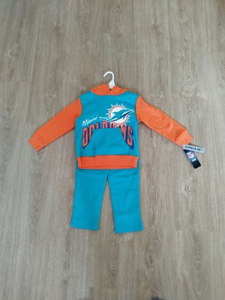 Chándal Miami Dolphins NFL Niño Talla S-4