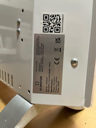 Calefactor Klarstein Bornholm Curved Smart