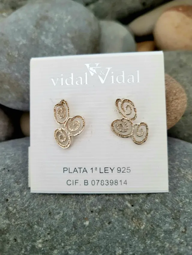 Pendientes plata de ley Vidal y Vidal
