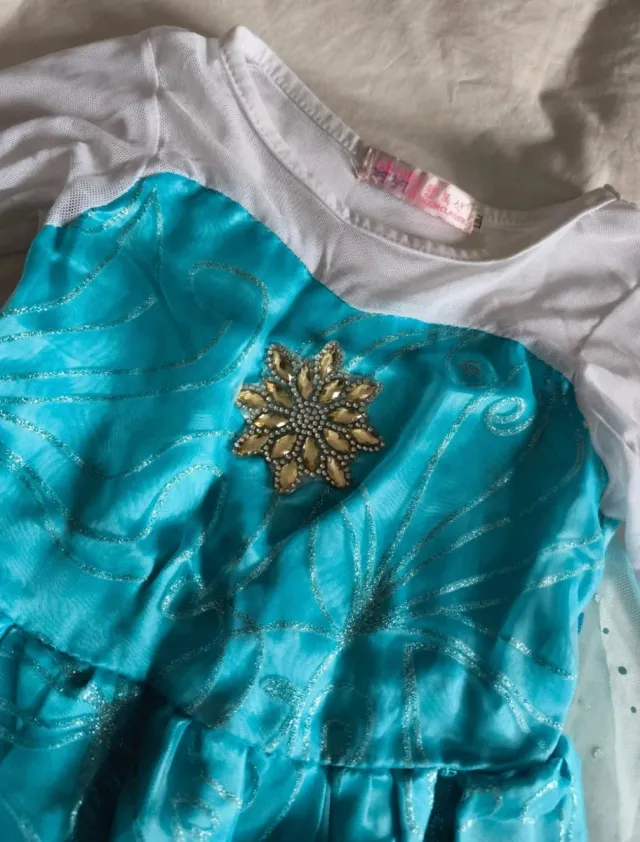 Disfraz Frozen Elsa + Falda Tul Verde