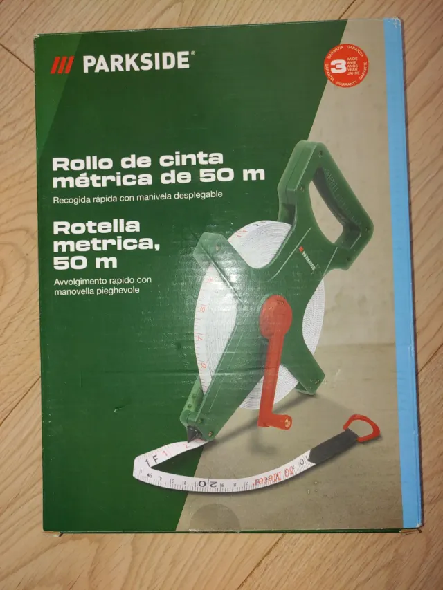 Cinta métrica Parkside 50m  Industrial, particular