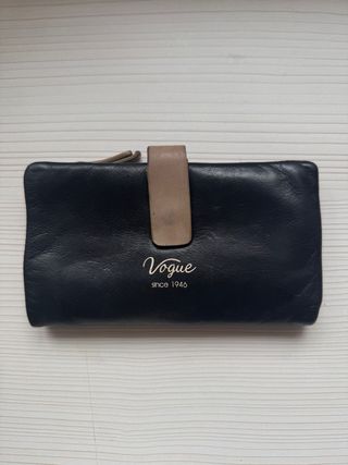 Cartera Vogue Negra y Beige