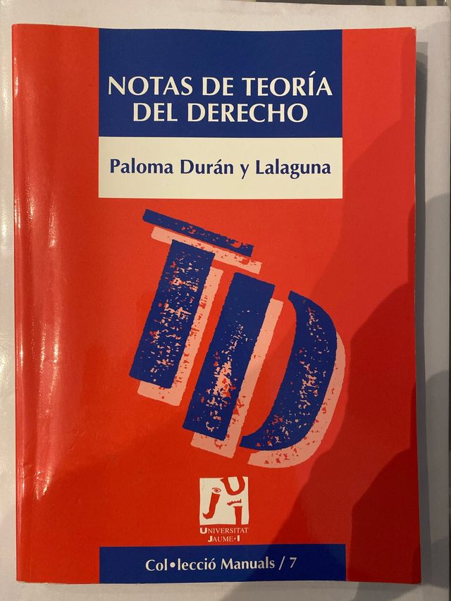 Notas de teoría del derecho (Spanish Edition)