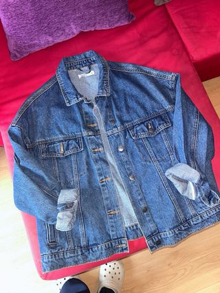 Chaqueta tejana como nueva Talla S Oversize
