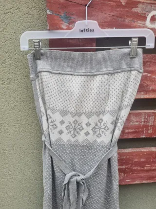 Vestido T.M Stradivarius Gris y Blanco