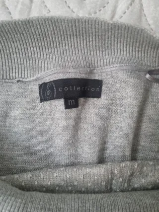 Vestido T.M Stradivarius Gris y Blanco