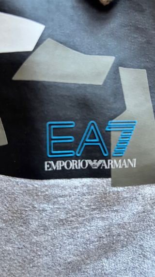 Sudadera EA7 Emporio Armani Gris Multicolor